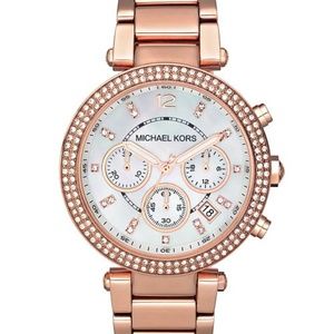 Michael Kors Parker Rose Gold-Tone Watch